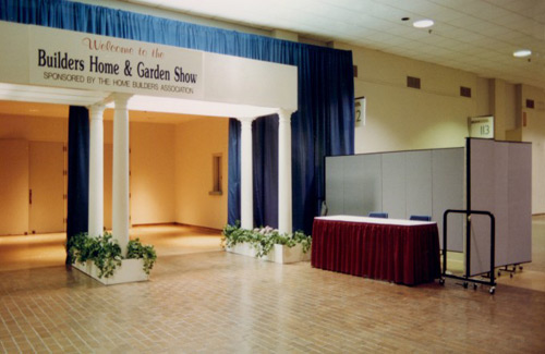 Crowd control barriers for community centers - event halls