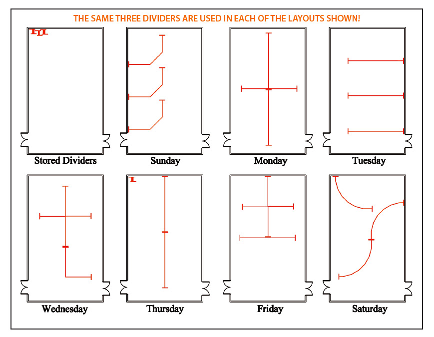 Retractable screen walls - layout options