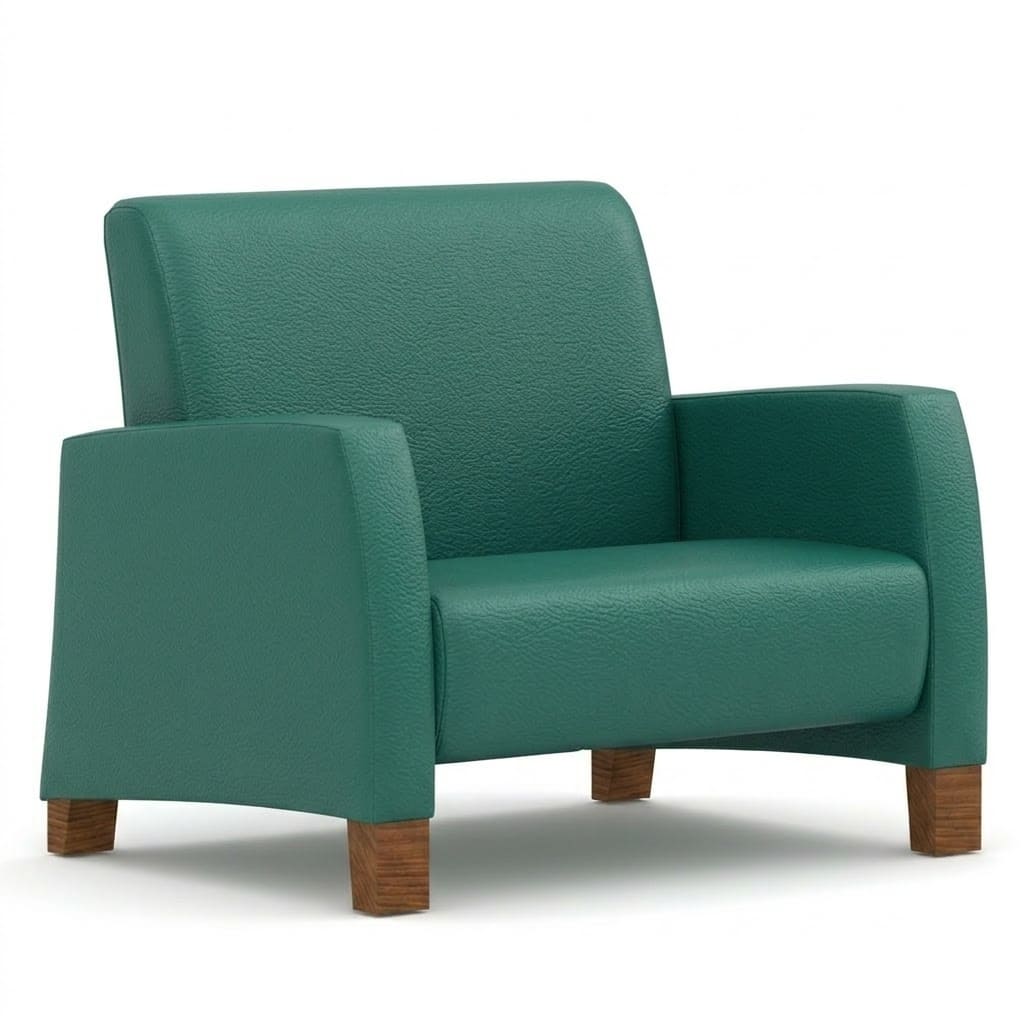 Bariatric lounge chair high green Bariatric lounge chair high green