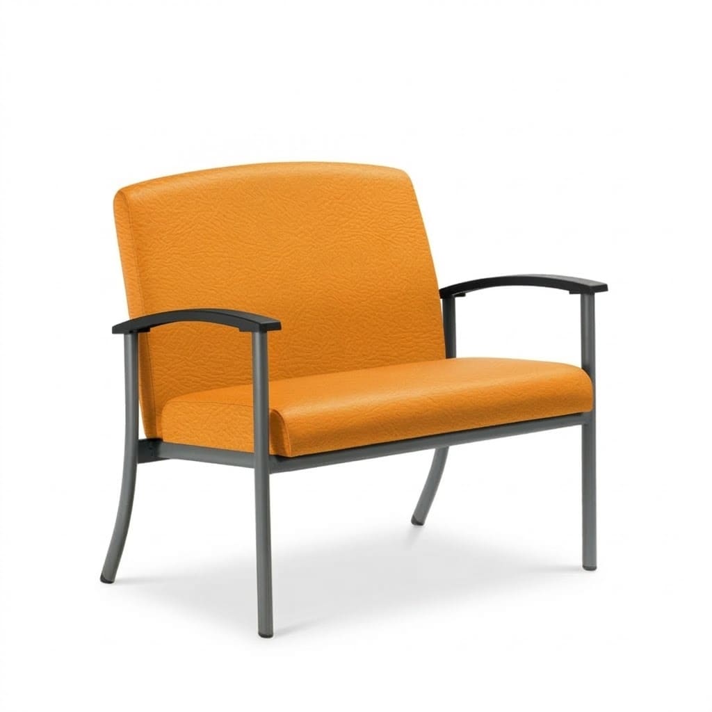 Extra wide chair low back orange Extra wide chair low back orange