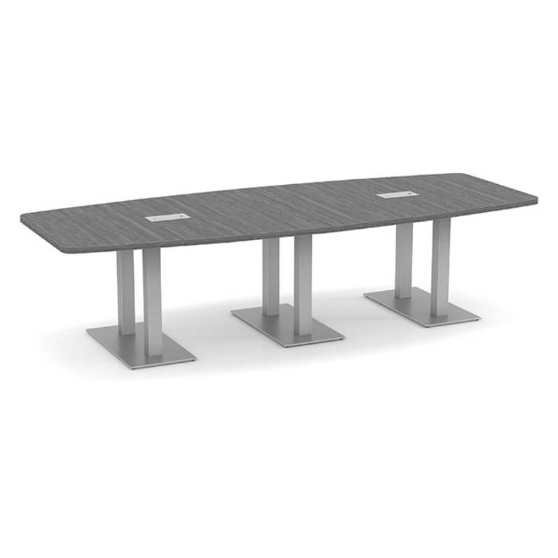 Nexus boat shape metal base newport gray 1