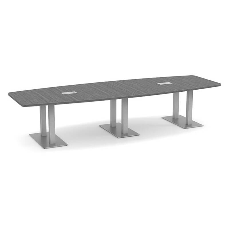 Nexus boat shape metal base newport gray 2