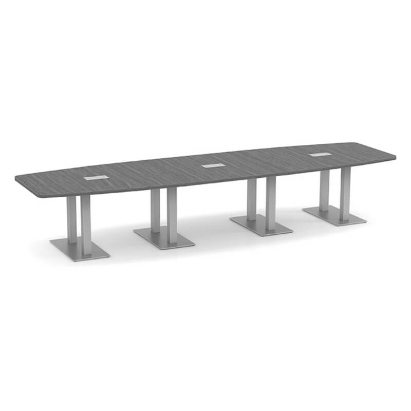 Nexus boat shape metal base newport gray 3