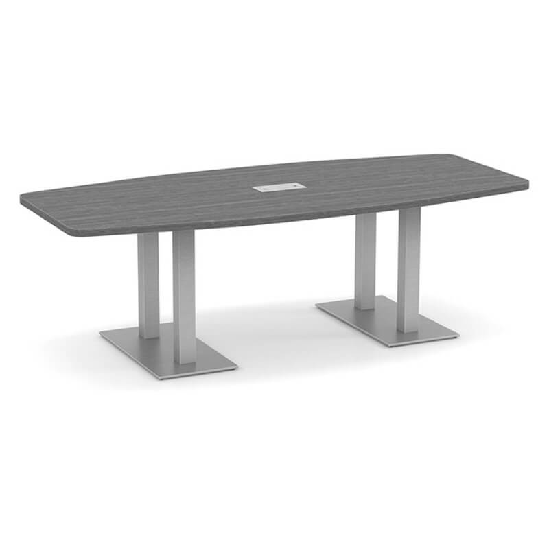 Nexus boat shape metal base newport gray