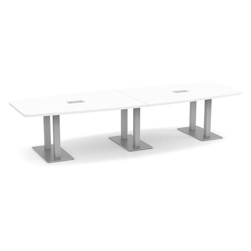 Nexus boat shape metal base white 2