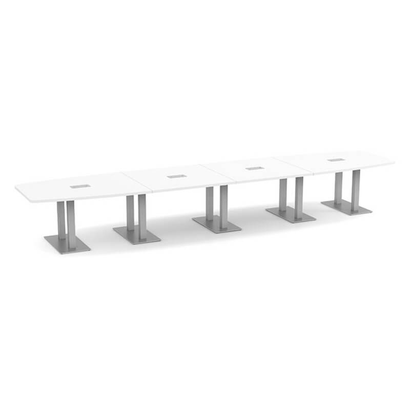Nexus boat shape metal base white 5