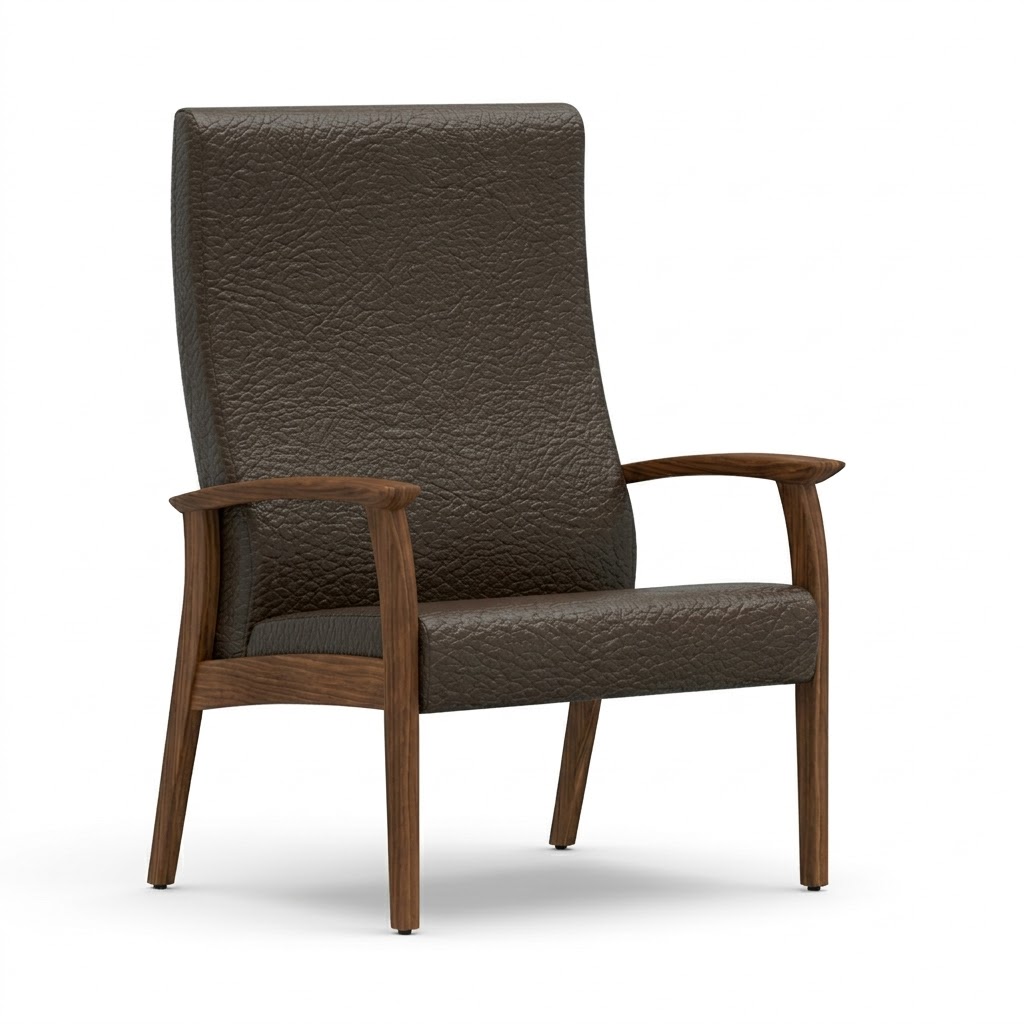 Wide chair close arms espresso 1 Wide chair close arms espresso 1