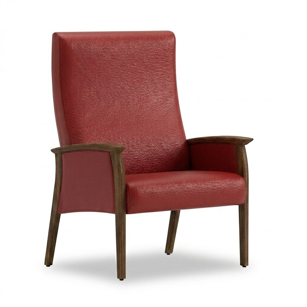 Wide chair close arms red barn 3 Wide chair close arms red barn 3