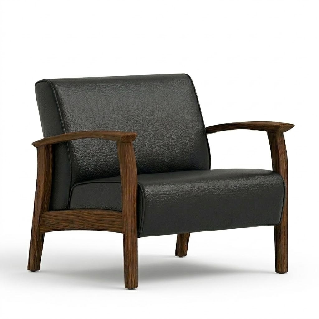 Bariatric armchair open arms black 3 Bariatric armchair open arms black 3