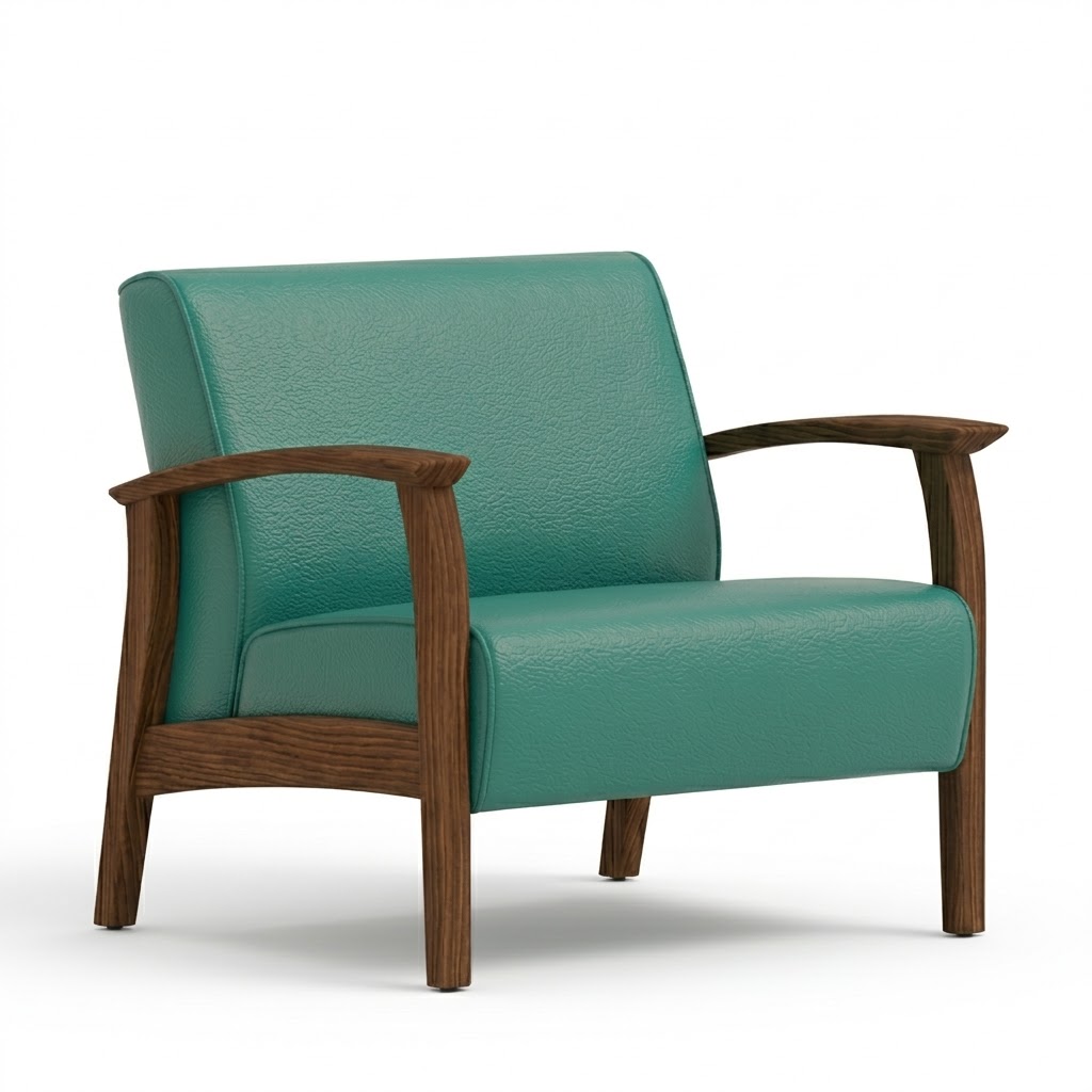 Bariatric armchair open arms green Bariatric armchair open arms green