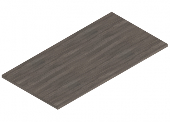 Flip top training table laminate 48x24 artisan grey
