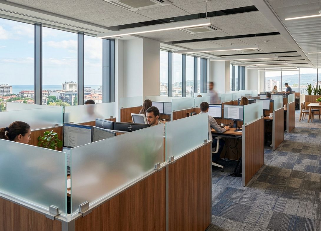 Frosted acrylic cubicle wall extender FA30H Frosted acrylic cubicle wall extender FA30H