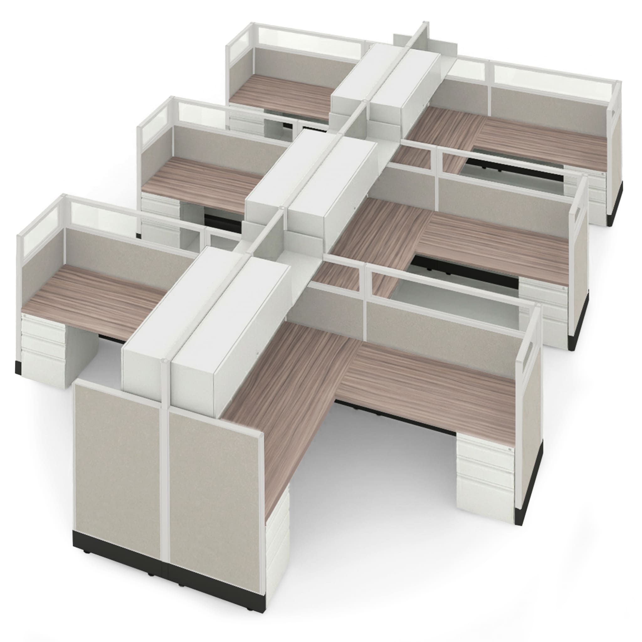 modular-office-furniture-partial-glass-office-cubicles-53-67h-6pack-cluster-powered.jpg