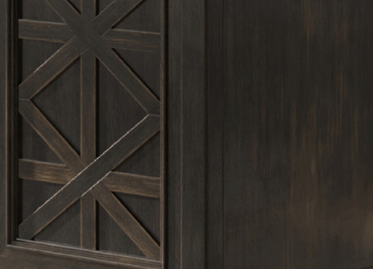 Raised criss cross detail inlay Raised criss cross detail inlay