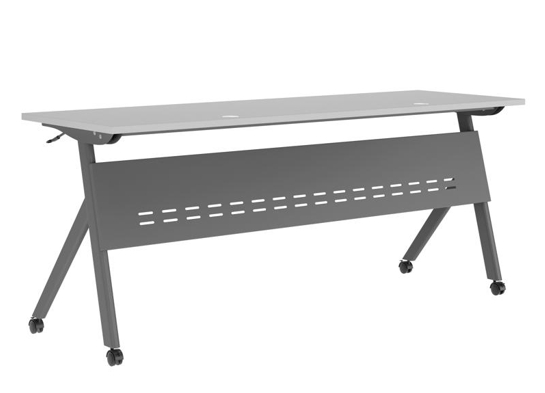Training table with x leg 6x2 gray gray 4